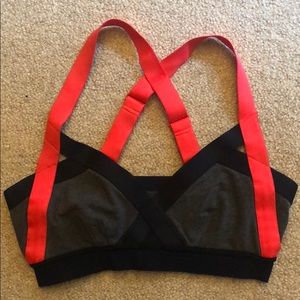 Aritzia “Community” sporty bralette, neon straps